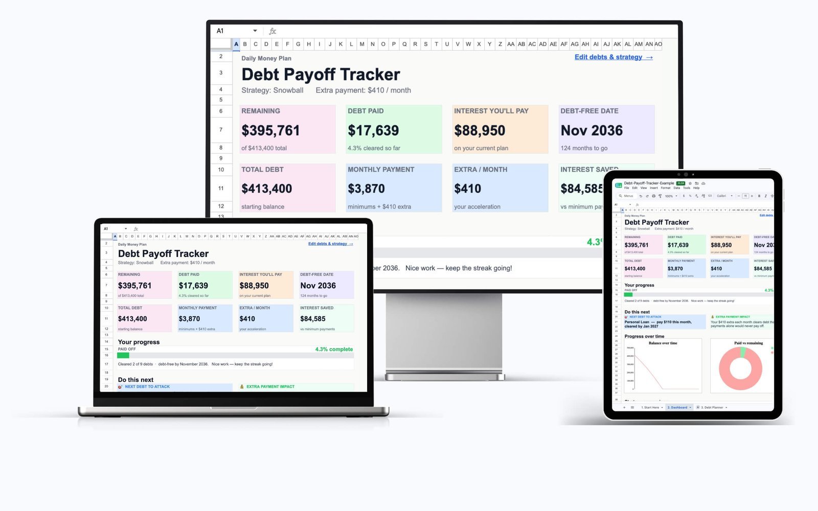 Debt Payoff Tracker System Preview